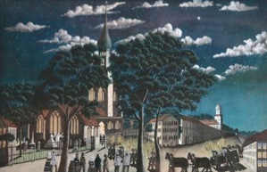 Image of Funeral Procession at Night