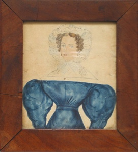 Image of Woman in a Blue Dress