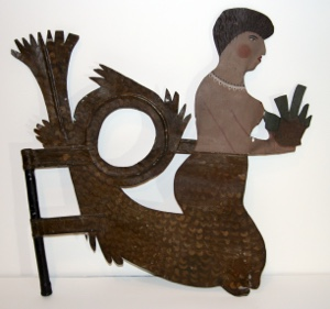 Image of Weathervane with Figure of a Mermaid