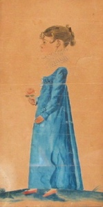 Image of Small Girl with Flower