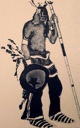Image of Indian with Shield (Second State)